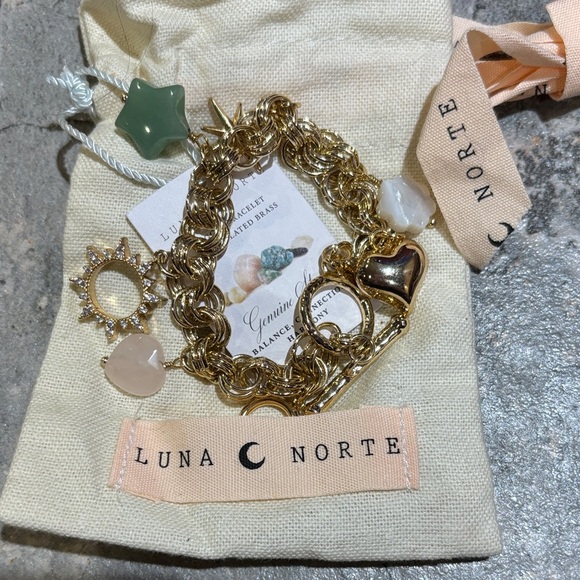Luna Norte Jewelry - Gold Charm Bracelet